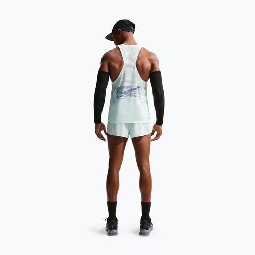 Tricou de alergare pentru bărbați Nike AeroSwift Dri-Fit ADV Running Singlet barely green/lapis