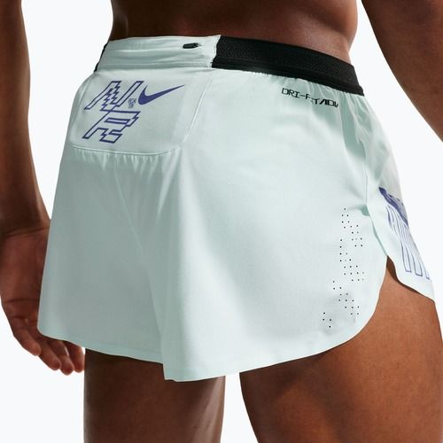 Pantaloni scurți de alergare pentru bărbați Nike AeroSwift Dri-Fit ADV Brief-Lined 2" barely green/lapis