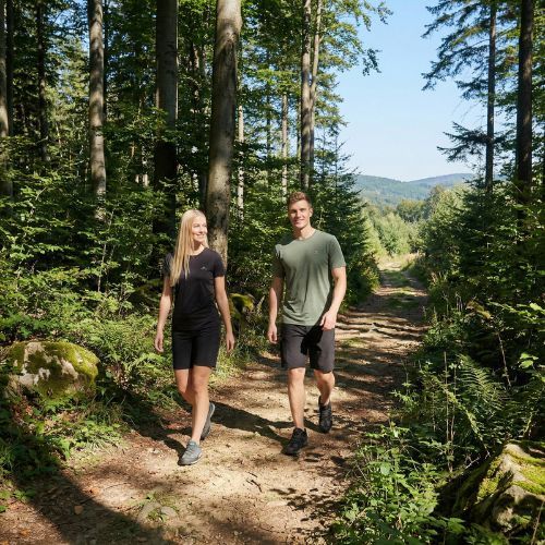 Tricou de trekking pentru femei KADVA TrailCore breathable black