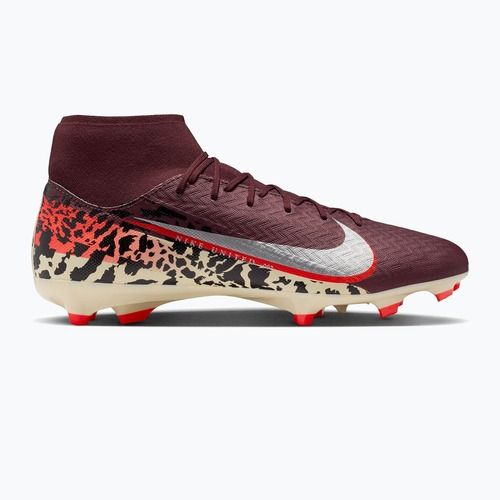 Încălțăminte de fotbal pentru bărbați Nike United Mercurial Superfly 10 Academy MG burgundy crush/metallic silver