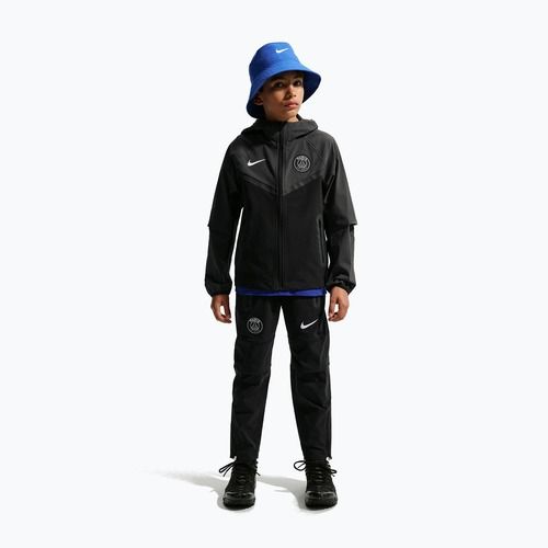Geacă de fotbal pentru copii Nike Paris Saint-Germain Tech Full Zip black/anthracite/white