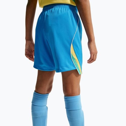Pantaloni scurți de fotbal pentru copii Nike Brazil 2026 Stadium Home Soccer Replica light photo blue/light mint/white