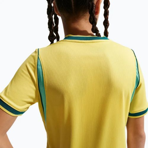 Tricou de fotbal pentru copii Nike Brazil 2026 Stadium Home Soccer Replica canary/light menta/geode teal