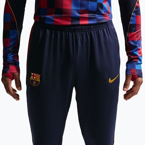 Pantaloni de fotbal pentru bărbați Nike FC Barcelona Strike Dri-Fit blackened blue/noble red/yellow