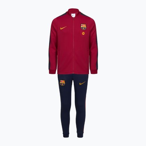 Trening de fotbal pentru copii Nike FC Barcelona Strike Dri-Fit Soccer Knit noble red/blackened blue