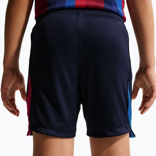 Pantaloni scurți de fotbal pentru copii Nike FC Barcelona Dri-Fit Stadium Home blackened blue/mineral yellow