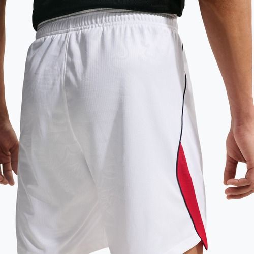 Pantaloni scurți de fotbal pentru bărbați Nike England 2026 Stadium Home Soccer Replica white/speed red/obsidian/obsidian