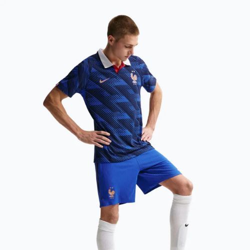 Pantaloni scurți de fotbal pentru bărbați Nike FFF Strike Elite game royal/metallic copper