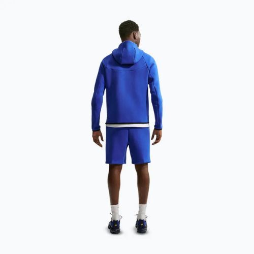 Pantaloni scurți de fotbal pentru bărbați Nike FFF Tech Fleece game royal/metallic copper
