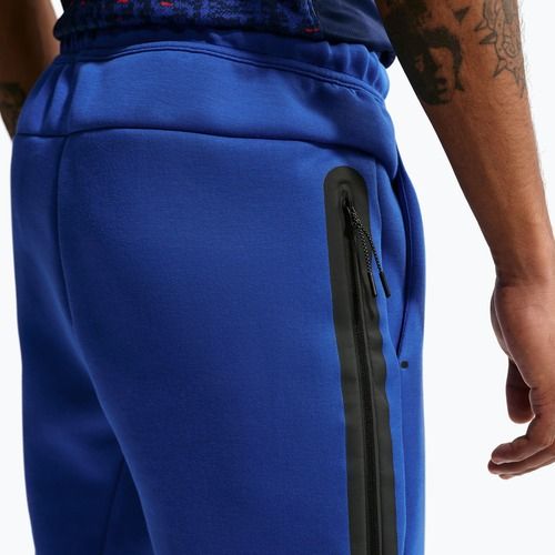 Pantaloni de fotbal pentru bărbați Nike FFF Tech Fleece Joggers game royal/metallic copper