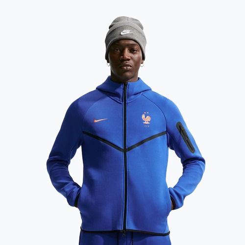 Bluză pentru bărbați Nike FFF Tech Fleece Windrunner Full Zip game royal/metallic copper