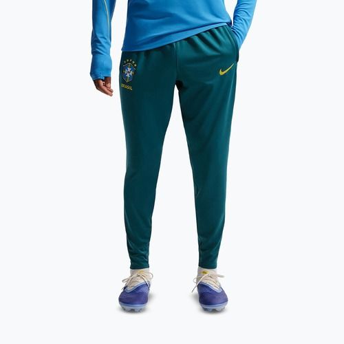 Pantaloni de fotbal pentru bărbați Nike Brazil Strike geode teal/light mint/midwest gold