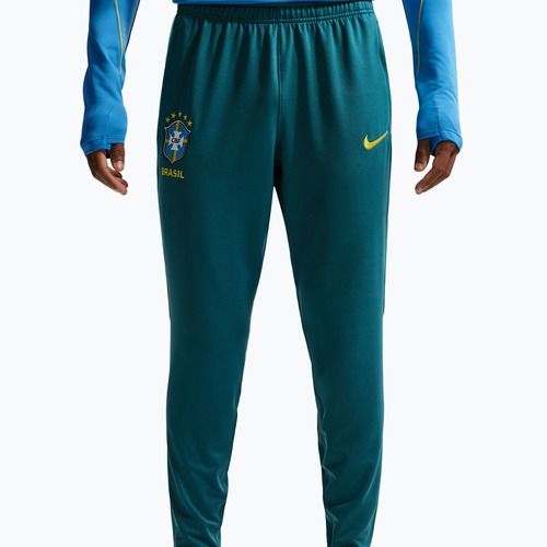 Pantaloni de fotbal pentru bărbați Nike Brazil Strike geode teal/light mint/midwest gold