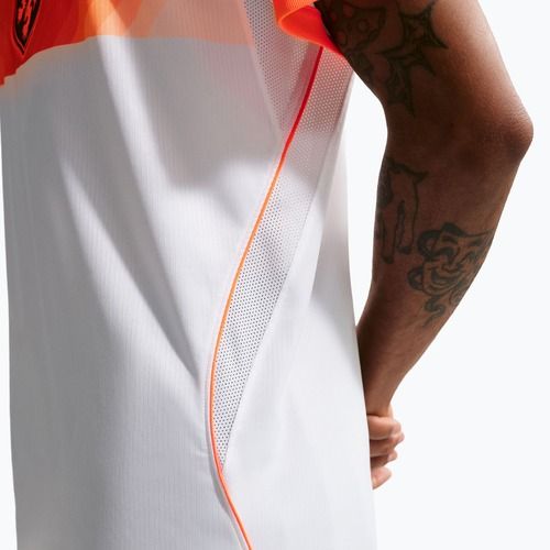 Tricou de fotbal pentru bărbați Nike Netherlands 2026 Stadium Away white/hyper crimson/black