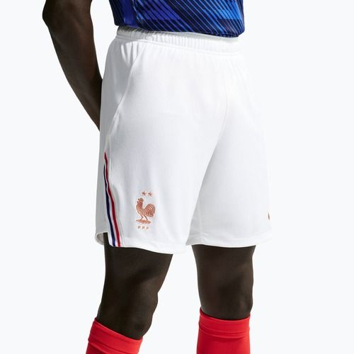 Pantaloni scurți de fotbal pentru bărbați Nike FFF 2026 Stadium Home Soccer Replica white/metallic copper