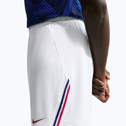 Pantaloni scurți de fotbal pentru bărbați Nike FFF 2026 Stadium Home Soccer Replica white/metallic copper