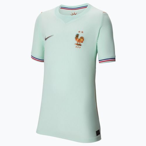 Tricou de fotbal pentru copii Nike FFF 2026 Stadium Away igloo/monarch/monarch