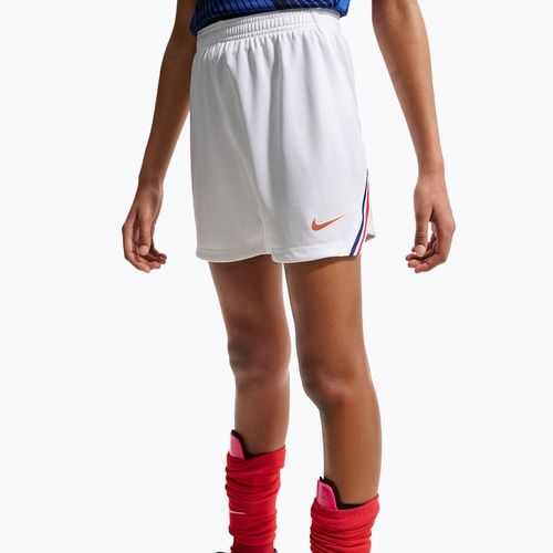 Pantaloni scurți de fotbal pentru copii Nike FFF 2026 Stadium Home white/metallic copper