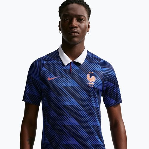 Tricou de fotbal pentru bărbați Nike FFF 2026 Stadium Home game royal/metallic copper