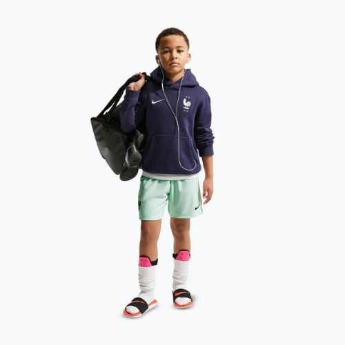 Pantaloni scurți de fotbal pentru copii Nike FFF 2026 Stadium Away igloo/monarch/monarch