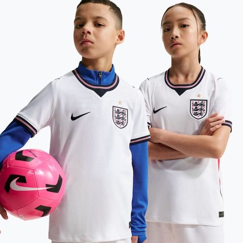 Tricou de fotbal pentru copii Nike England 2026 Stadium Home white/speed red/obsidian/obsidian