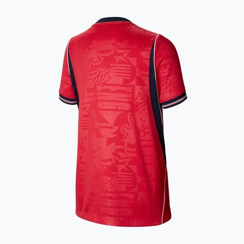 Tricou de fotbal pentru copii Nike England 2026 Stadium Away speed red/obsidian/white/obsidian