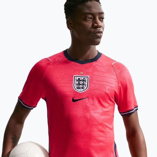 Tricou de fotbal pentru bărbați Nike England 2026 Stadium Away speed red/obsidian/white/obsidian