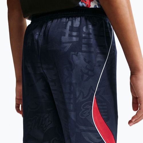 Pantaloni scurți de fotbal pentru copii Nike England 2026 Stadium Away obsidian/speed red/white/speed red