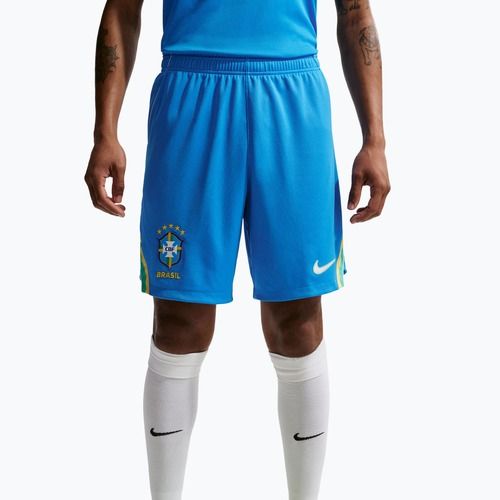 Pantaloni scurți de fotbal pentru bărbați Nike Brazil 2026 Stadium Home lt photo blue/light mint/white
