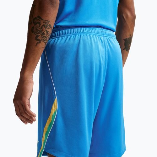 Pantaloni scurți de fotbal pentru bărbați Nike Brazil 2026 Stadium Home lt photo blue/light mint/white