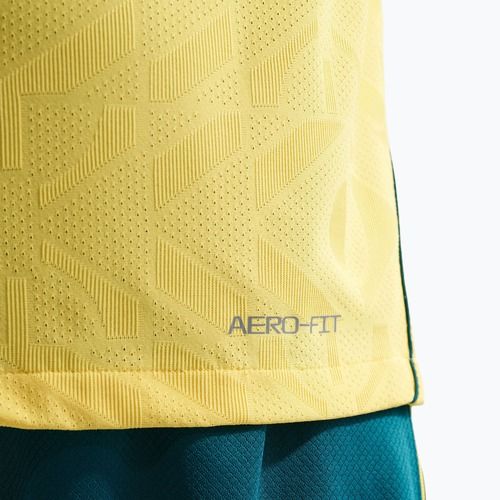 Tricou de fotbal pentru bărbați Nike Brazil 2026/27 Match Home canary/light mint/geode teal