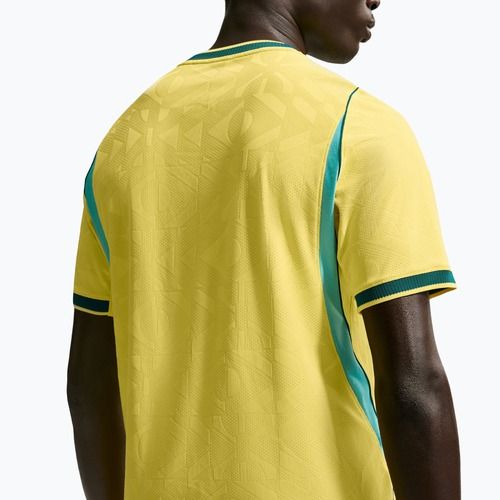 Tricou de fotbal pentru bărbați Nike Brazil 2026/27 Match Home canary/light mint/geode teal