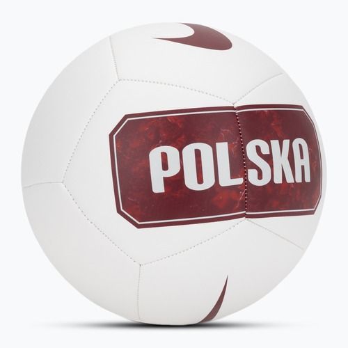 Minge de fotbal Nike Pitch Poland white size 5