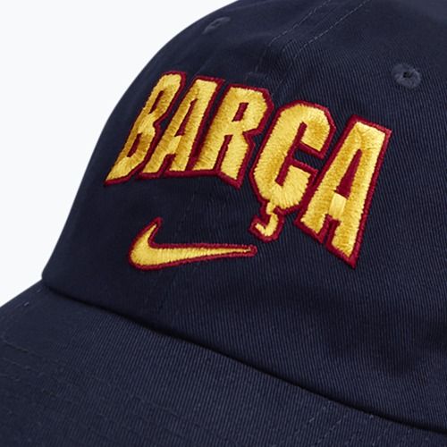 Șapcă Nike FC Barcelona Club Cotton blackened blue