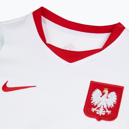 Set de fotbal pentru copii Nike Dri-Fit Poland Stadium Home Kit white/field silver