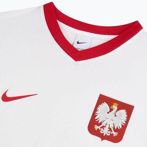 Tricou de fotbal pentru bărbați Nike Dri-Fit Poland Home 2026 white/field silver