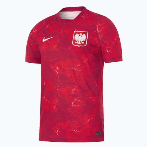 Tricou de fotbal pentru bărbați Nike Dri-Fit Poland Stadium Away 2026 noble red/sport red
