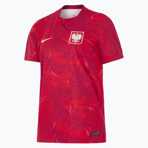 Tricou de fotbal pentru femei Nike Dri-Fit Poland Stadium Away 2026 noble red/sport red