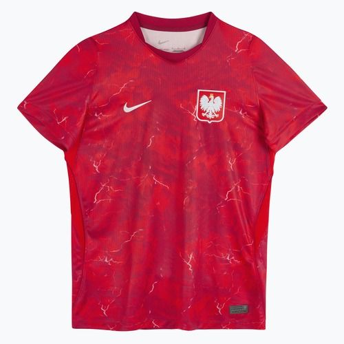 Tricou de fotbal pentru femei Nike Dri-Fit Poland Stadium Away 2026 noble red/sport red