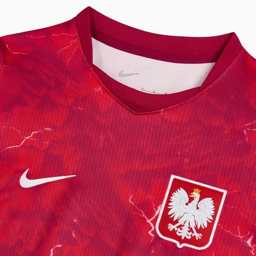 Tricou de fotbal pentru femei Nike Dri-Fit Poland Stadium Away 2026 noble red/sport red