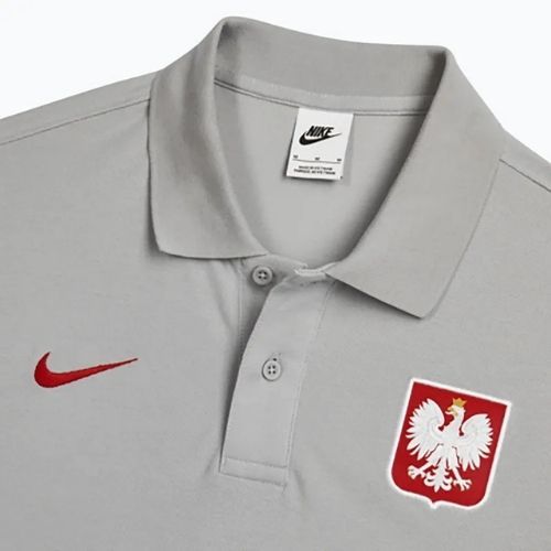 Tricou de fotbal pentru bărbați Nike Sportswear Poland Polo Matchup PQ wolf grey