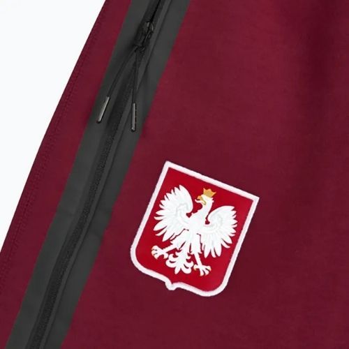 Pantaloni de fotbal pentru bărbați Nike Tech Fleece Poland Jogger team red