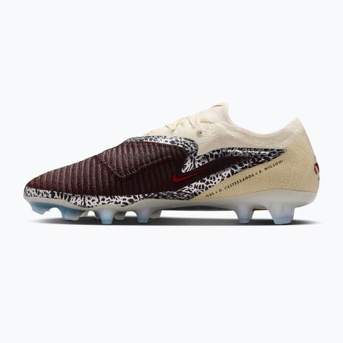 Încălțăminte de fotbal pentru bărbați Nike United Phantom 6 Low Elite FG burgundy crush/fossil/university red