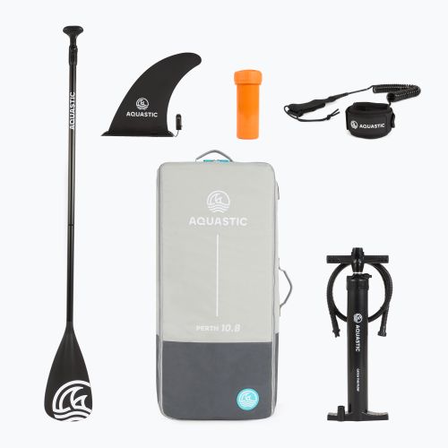 Set placă SUP gonflabilă AQUASTIC Perth 10'8" allround green