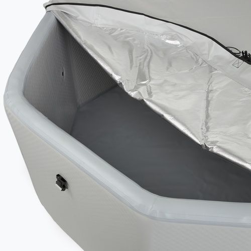 Piscină gonflabilă AQUASTIC ONSEN drop stitch 1400 l 186 cm gri