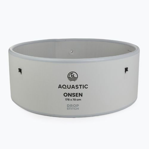 Piscină gonflabilă AQUASTIC ONSEN drop stitch 1200 l 178 cm gri