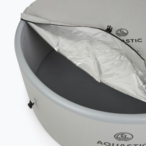 Piscină gonflabilă AQUASTIC ONSEN drop stitch 1200 l 178 cm gri