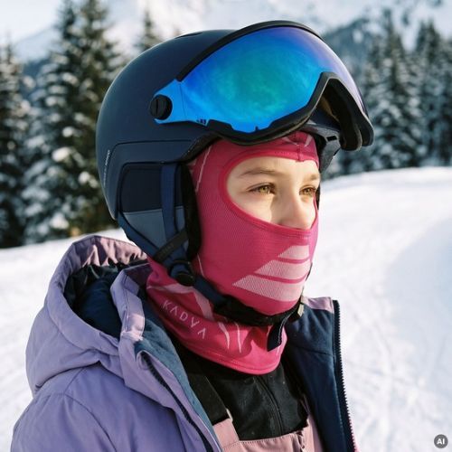 Cagulă pentru copii KADVA Elevate Seamless JR roz