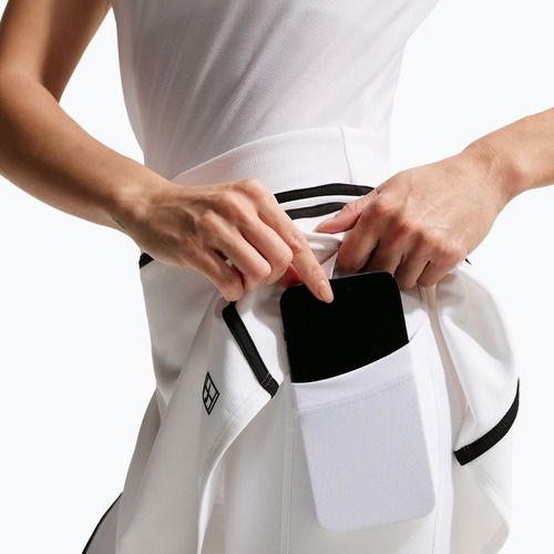 Fustă de tenis Nike Court Advantage Dri-Fit High Waisted white/black