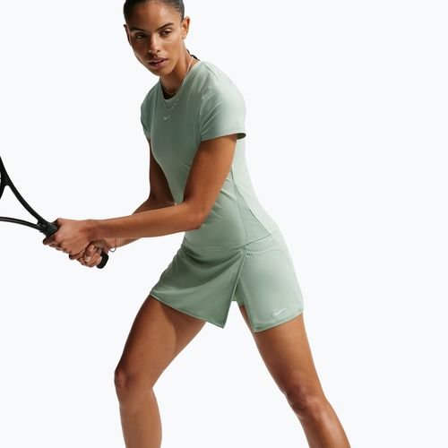 Fustă de tenis Nike Victory Dri-Fit Straight Pleated steam/white